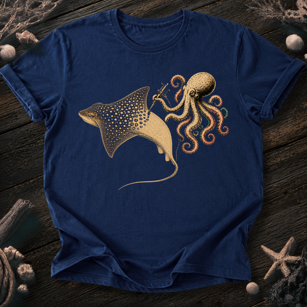Spotted Eagle Ray Tattoo T-Shirt