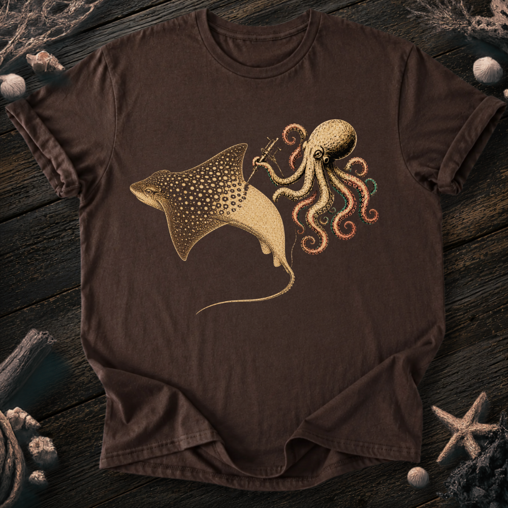 Spotted Eagle Ray Tattoo T-Shirt
