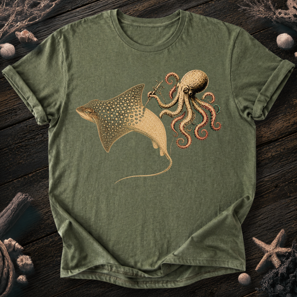Spotted Eagle Ray Tattoo T-Shirt
