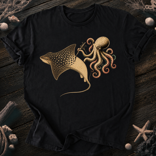 Spotted Eagle Ray Tattoo T-Shirt